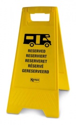 Kampa Reserved Sign